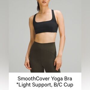 NWOT lululemon Smoothcover Yoga Bra